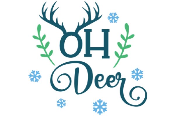 Celebrating the Joy of the Holiday Season with a Festive 'Oh Deer' Logo