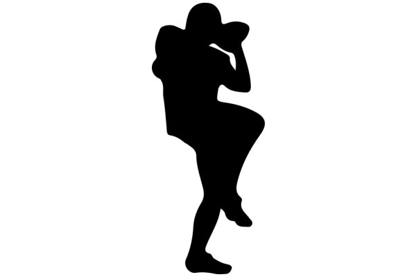 Silhouette of a Football Player in a Silent Stadium