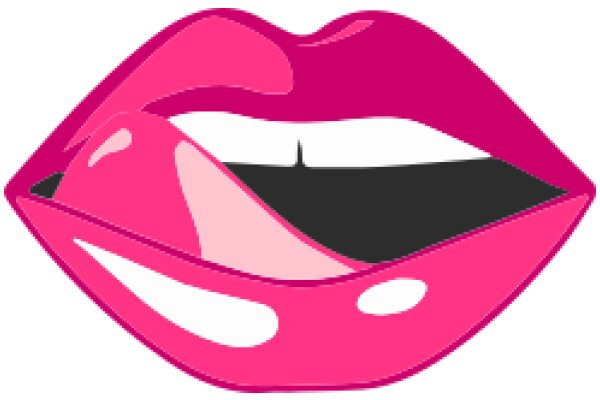 Vivid Pink Lipstick Icon