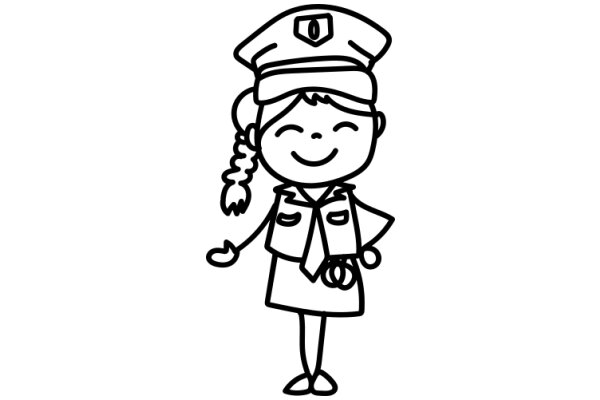 A Whimsical Illustration of a Nurse