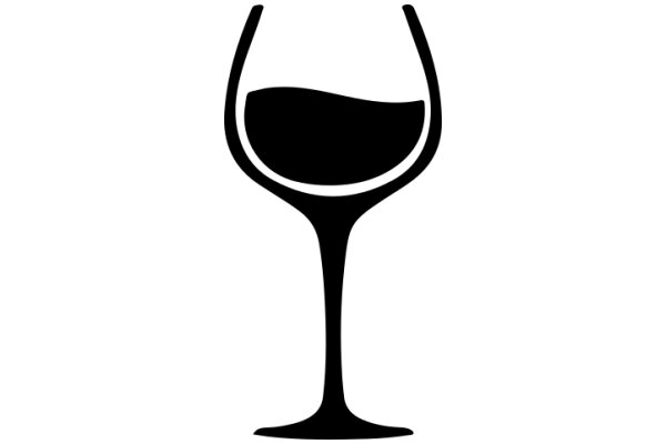 Elegant Wine Glass Icon