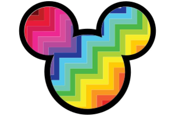 Vibrant Disney Logo with a Colorful Twist