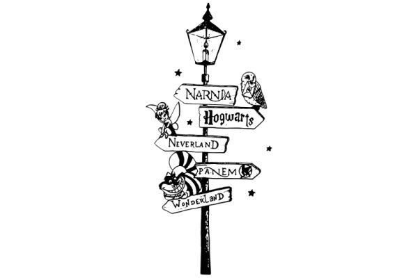 A Whimsical Signpost to Fantasy Realms