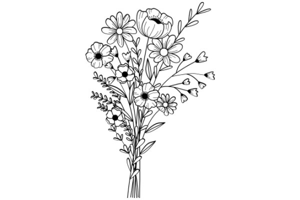 A Bouquet of Flower Illustrations