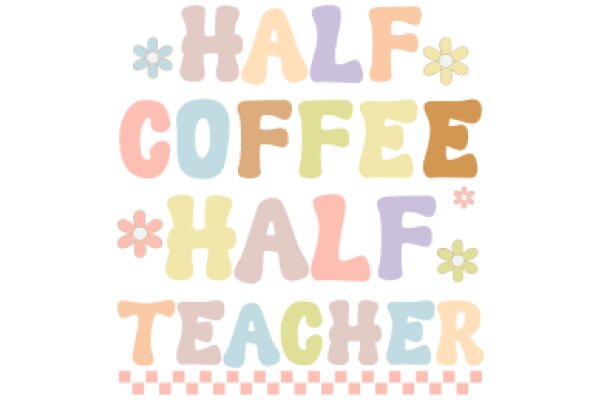 Half Coffee, Half Teacher: A Playful Tribute to the World of Education