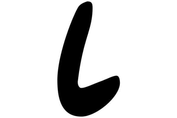 Simplicity in Design: A Black Letter 'L'