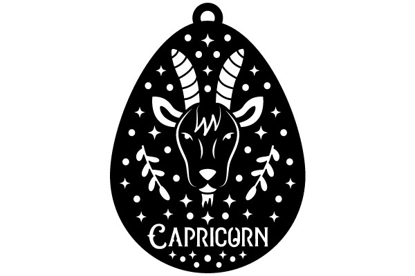 Capricorn Zodiac Sign Decoration: A Stylish Design