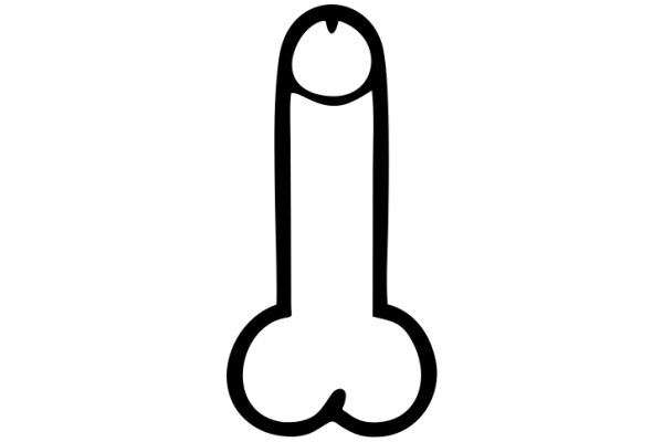 Simplicity in Design: A Minimalist Penis Icon