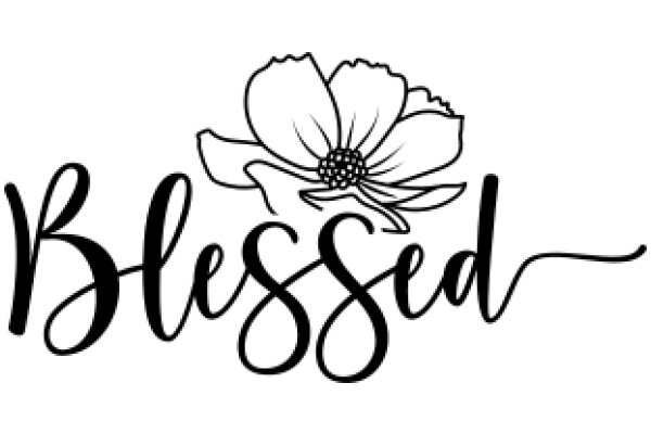 Logo of Blessed with a Flower Design