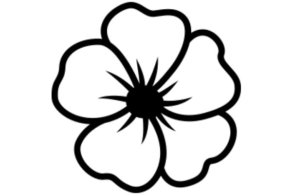 Stylized Flower Logo in