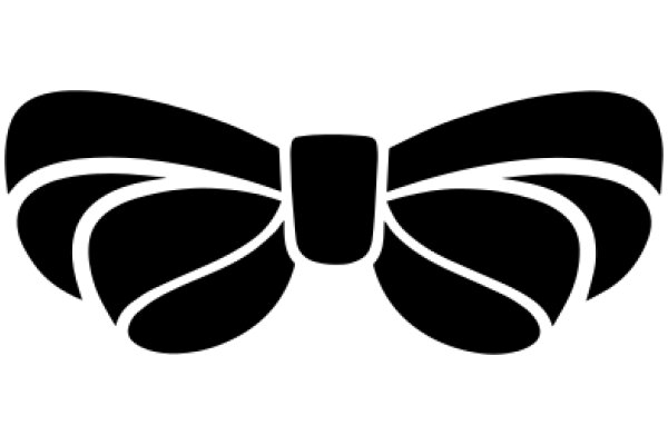 Stylish Black Bow Logo