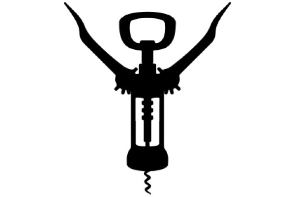 A Silhouette of a Corkscrew with a Twist