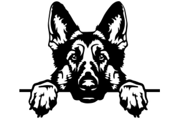 German Shepherd Silhouette: A Symbol of Loyalty and Protection