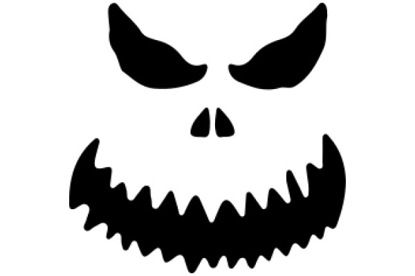 Stylized Skull with Teeth Design