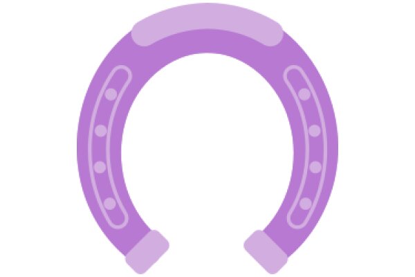 Stylized Purple Horse Shoe Icon