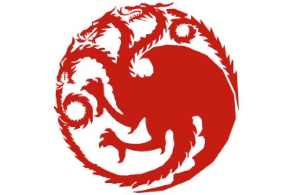 Vivid Red Dragon Design