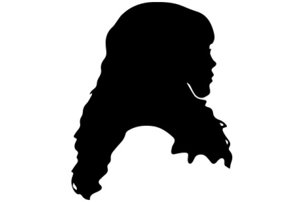 Silhouette of a Person's Head and Shoulders