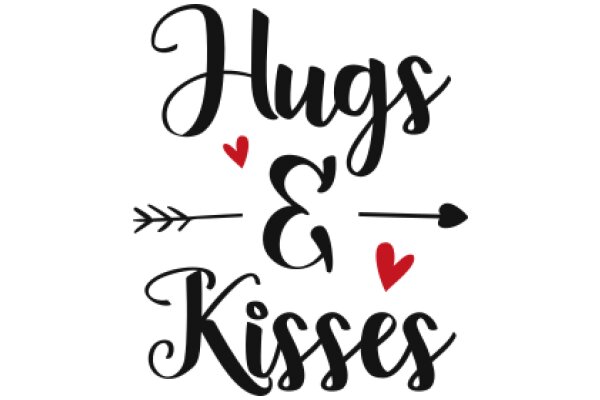 Hugs and Kisses: A Graphic Design for a Greeting Card