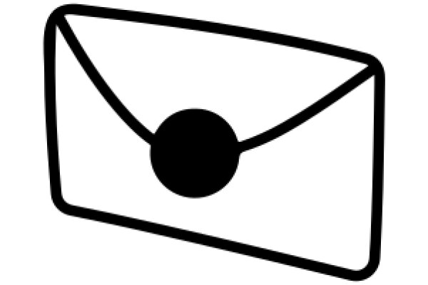 A Simple Line Drawing of an Envelope