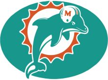 Miami Dolphins Logo with Helmet