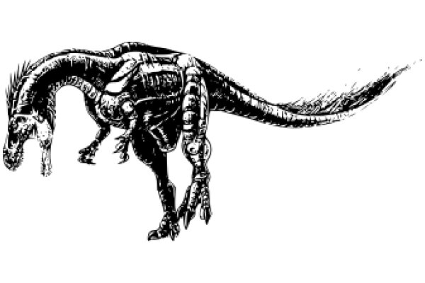 A Classic Illustration of a Velociraptor