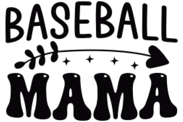 Baseball Mama: A Graphic Design for a T-shirt