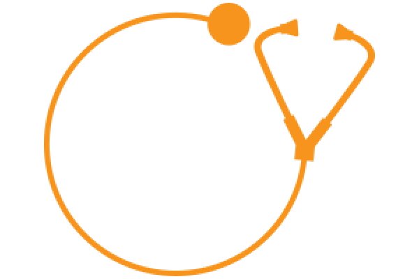 A Simple, Orange Medical Symbol