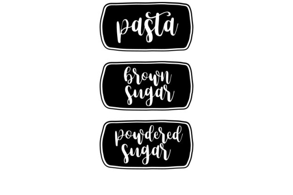 A Trio of Delicious Treats: Pasta, Brown Sugar, and Powdered Sugar