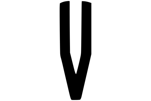 A Graphic Representation of the Letter 'V'