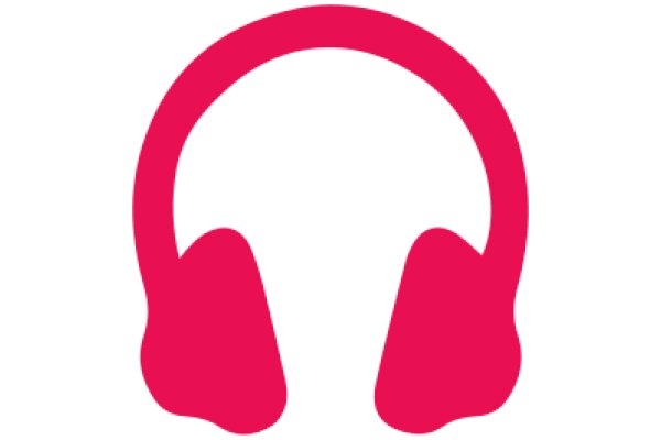 Vibrant Pink Headphones Icon