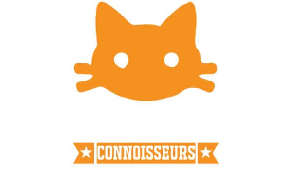 Orange Cat Logo with 'Connoisseurs' Text