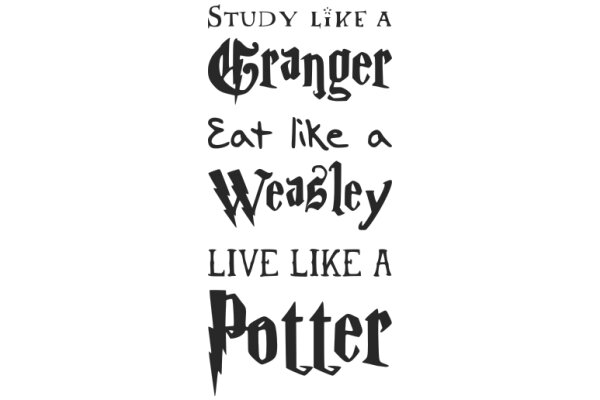 Study Like a Wizard: Eat Like a Weasley, Live Like a Potter