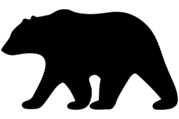 A Silhouette of a Bear: A Symbol of Strength and Wisdom