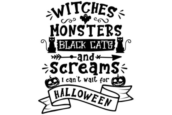 Welcome to the World of Witches, Monsters, and Screams: A Halloween-themed Sign