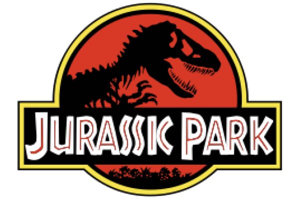 Jurassic Park Logo on a White Background