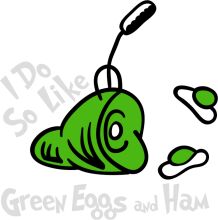 A Playful Tribute to the Classic Green Eggs and Ham