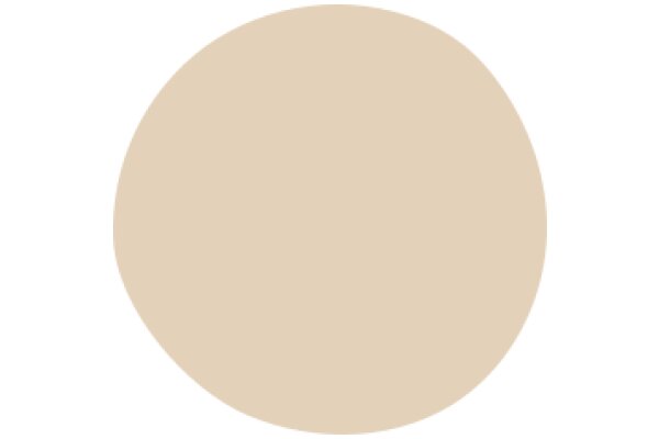 A Solid Beige Circle