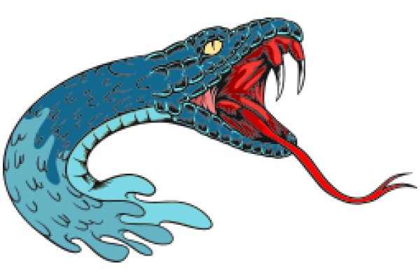 Vivid Illustration of a Cartoon Alligator with a Tongue Out