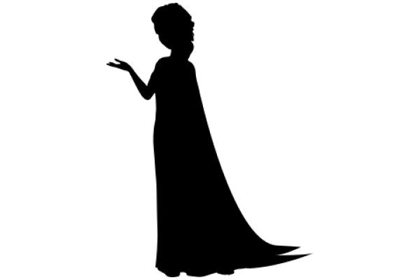 Silhouette of a Woman in a Dress