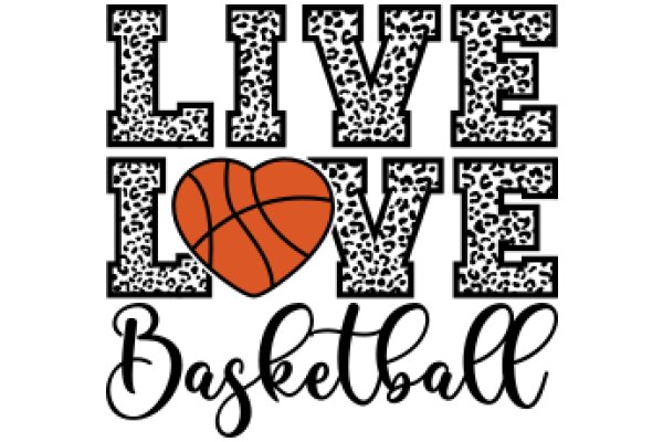 Live Love Basketball: A Graphic Design Showcasing the Passion for the Game