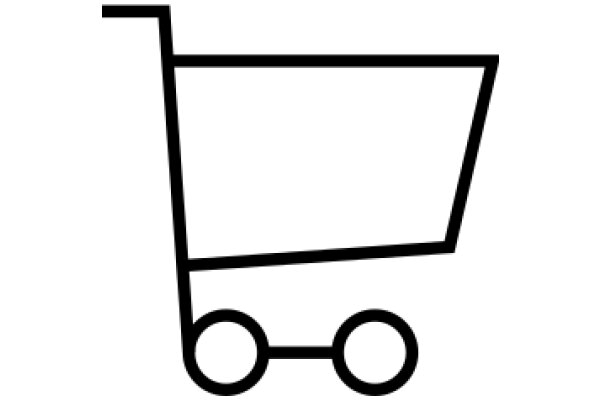 Simplistic Cartoon of a Shopping Cart