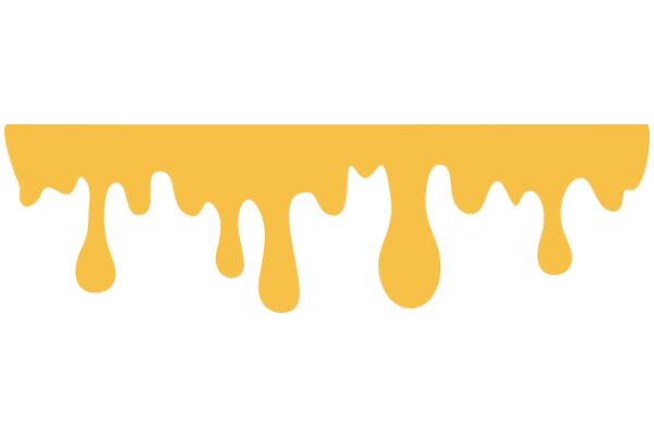 A Splash of Yellow: An Artistic Display of Caramel Dripping