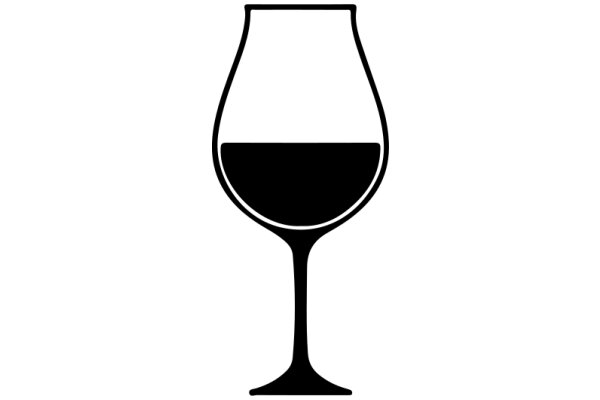 Simplistic Wine Glass Icon