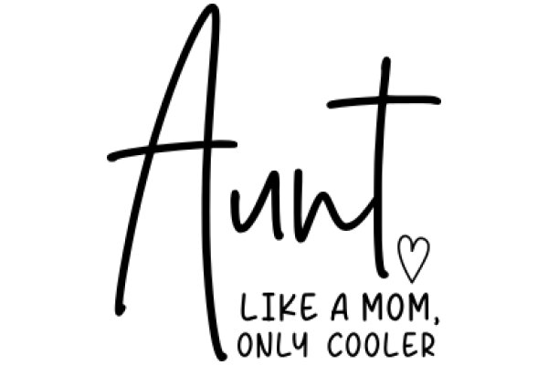 Auntie's Cool Quote: Like a Mom, Only Cooler