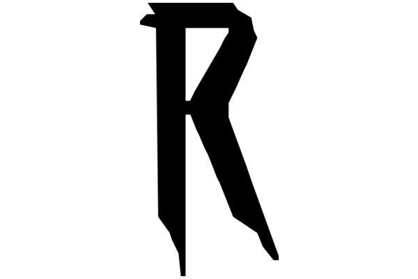 Stylized Letter 'R' in