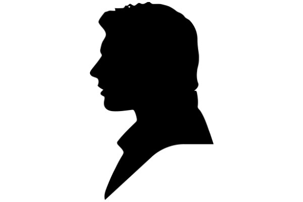 Silhouette of a Man's Profile