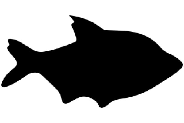 Simplistic Silhouette of a Fish