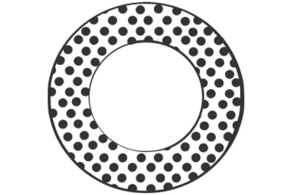 ACircle with a Polka Dot Pattern