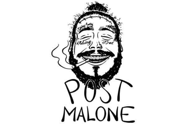 Post Malone's Iconic Style: A Illustration