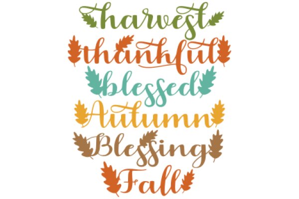 Seasonal Harvest: A Collection of Autumnal Words and Phrases